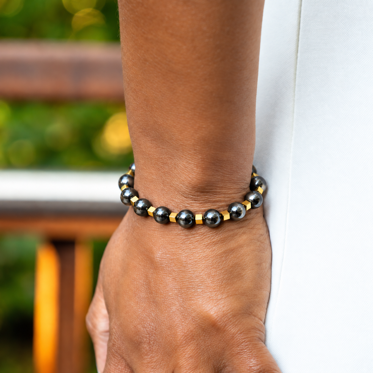 Kira Bracelet - Hematite