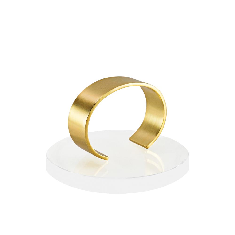 Kona Flat Cuff Bracelet - Small Gold