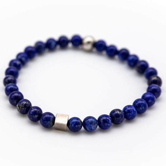 Quadra Stretch Bracelet- Lapis Lazuli