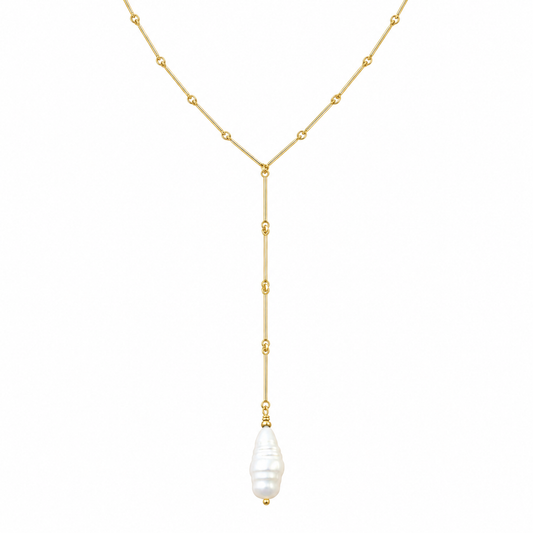 Elia Pearl Y Necklace
