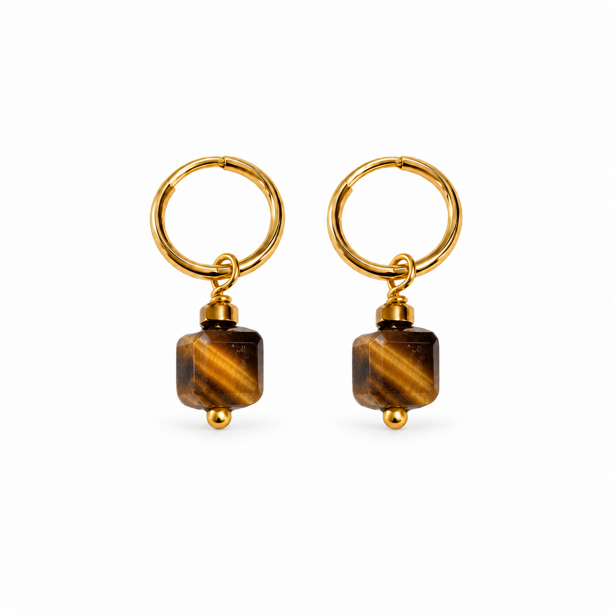 Forrester Mini Hoops (2-in-1) - Tigers Eye