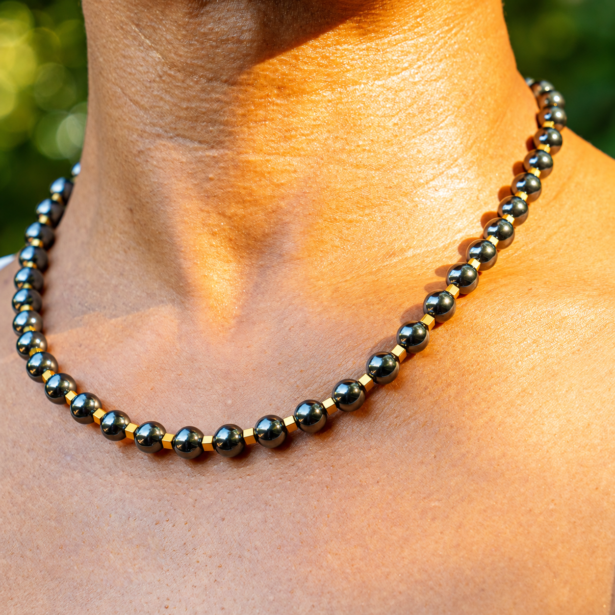 Kira Necklace - Hematite