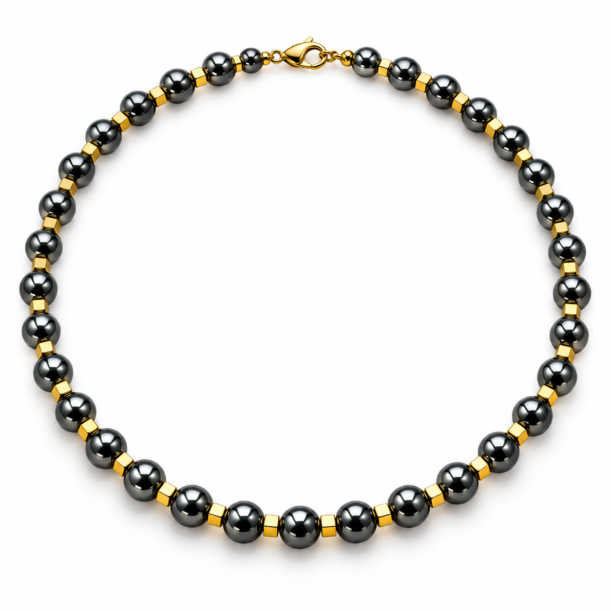 Kira Necklace - Hematite