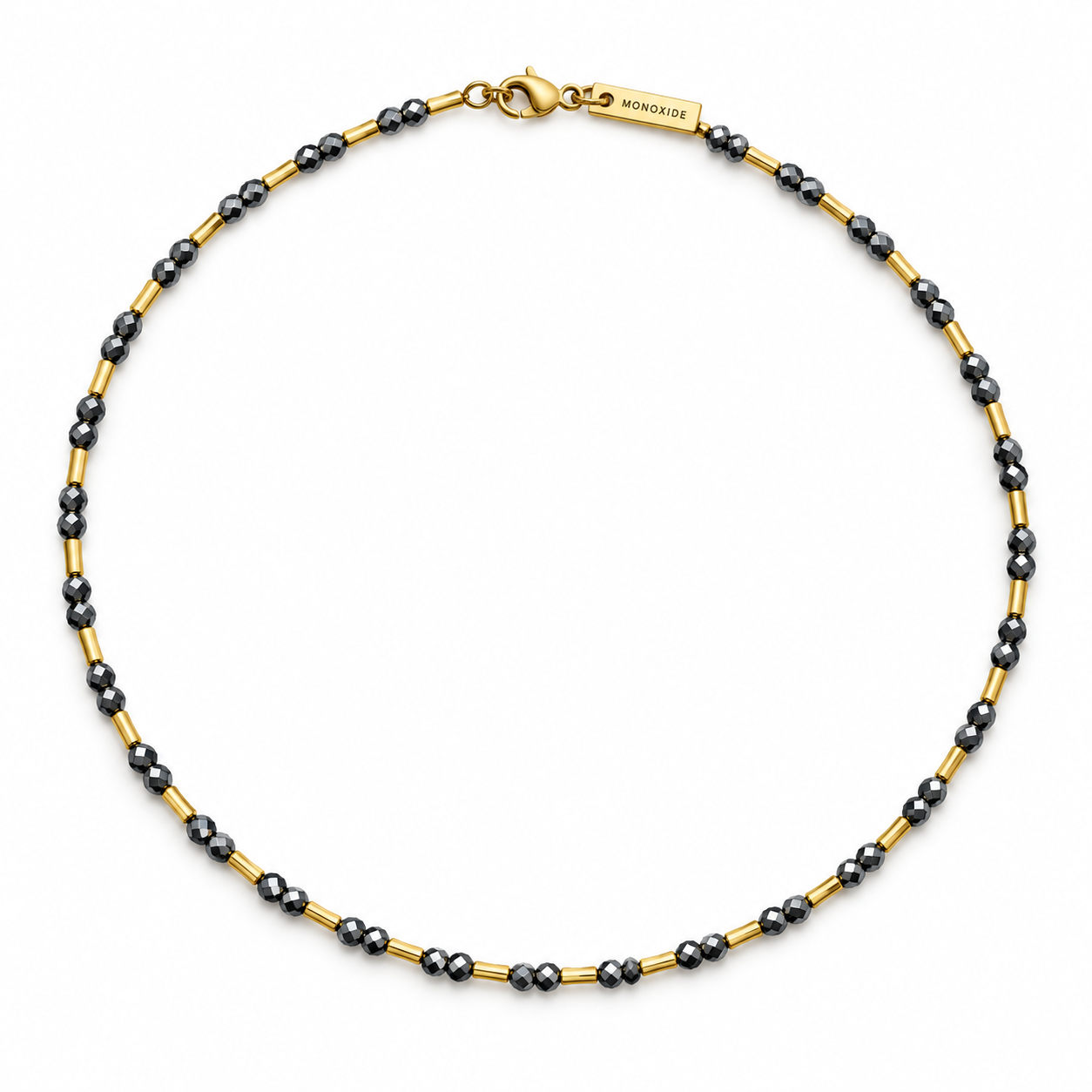 Kira Mini Hematite Necklace
