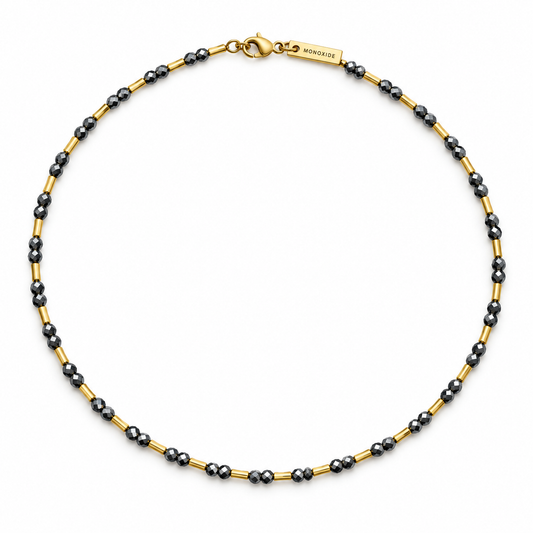 Kira Mini Hematite Necklace