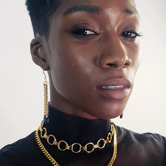 *Elle Magazine Pick | Zephyr Choker I- Gold