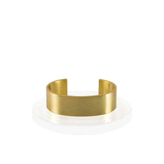 Kona Flat Cuff Bracelet - Large Gold