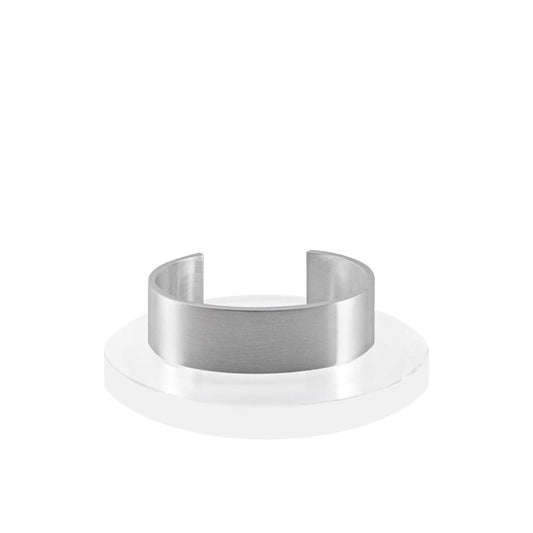 Kona Flat Cuff Bracelet - Large Silver