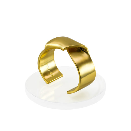 Sayulita Twist Cuff Bracelet - Small Gold